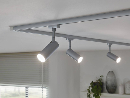 URail System Spot Tubo 1x5W Chrom Mat 230V Metal/Tworzywo sztuczne (PL95506) - PAULMANN