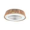 CEILING FAN, METAL-HEMP ROPE 33W LED (23001 Zambelis) - Zambelis