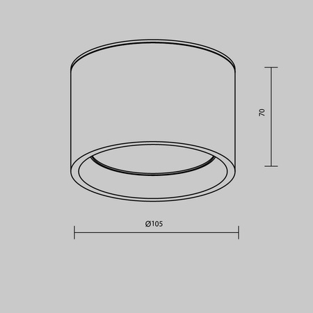 Lampa sufitowa Hydra (C090CL-10W3K-W) - Maytoni