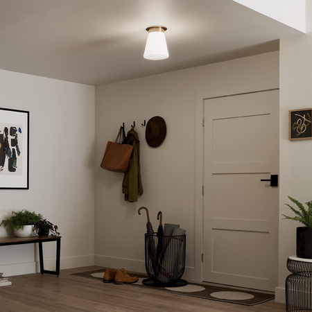 Plafon Albers - 1 źródło światła - Szampański brąz (KL-ALBERS-F-T-CPZ) - Elstead Lighting