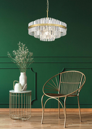 Lampa wisząca CONSTANTINOPLE złota Ø 60 (P0567-12A-2GAC) - Zuma Line