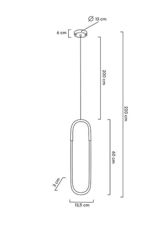Nowoczesna lampa wisząca do salonu PUZO S czarna  (MSE1501100419) - Moosee