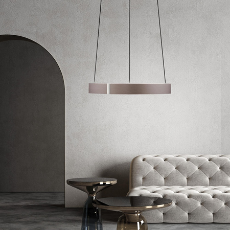 Lampa wisząca z płynną regulacją wysokości PURE E-CLIPSE METALICZNY BRĄZ (2560-34) - Paul Neuhaus