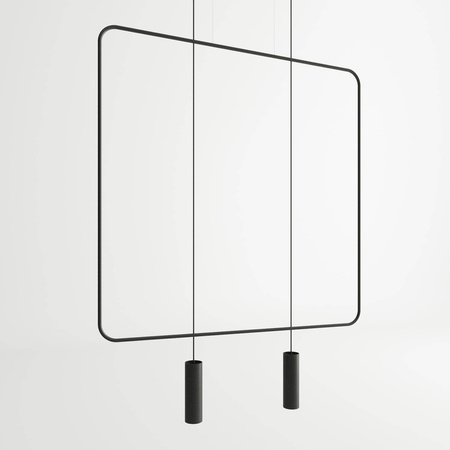 Lampa wisząca RANA 2 czarna (TH.019CZ) - Thoro Lighting