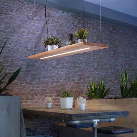 PALMA LAMPA WISZĄCA DREWNO/CZARNY (2625-79) - Paul Neuhaus