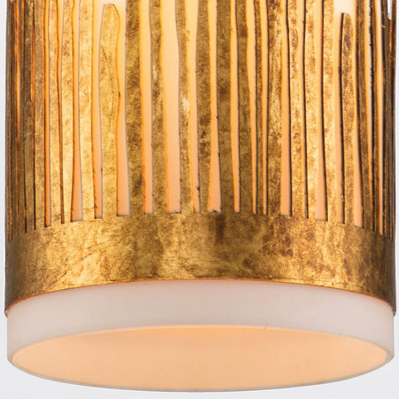 Lampa wisząca Sawgrass - 1 źródło światła - Płatkowe złoto (QN-SAWGRASS-MP-DG-O) - Quintiesse