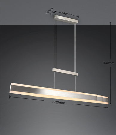 Nowoczesna lampa wisząca ARCOLA (331210307) - Trio