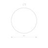Kinkiet RING LED M (10347) - Nowodvorski