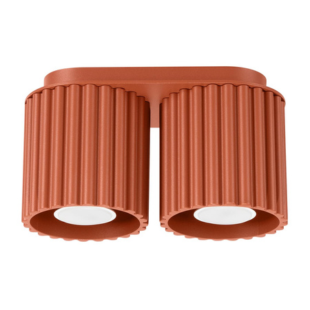 Plafon AURA 2 ochra czerwona GU10 (SL.1800) - Sollux Lighting