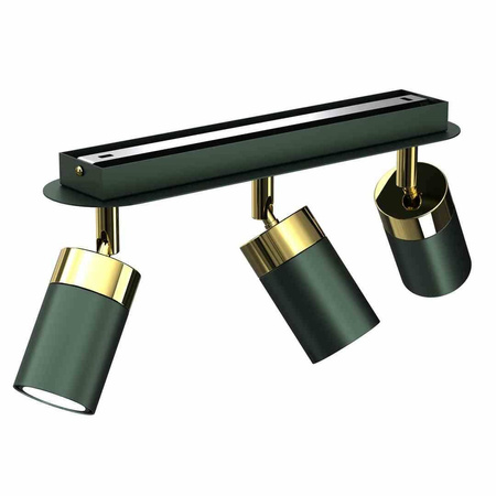 Lampa sufitowa JOKER GREEN/GOLD 3xGU10 (MLP7719) - Milagro