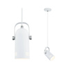 Neordic Lavea  lampa wisząca max. 1x15W E27 biały 230V metal (PL79767) - PAULMANN