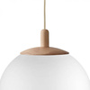 Lampa wisząca ALUR WOOD L kolor Drewno (11150119) - KASPA