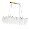 Lampa wisząca PIUMA LONG biała 100 cm (ST-6289-10C) - Step into Design