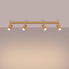 Plafon KARBON 4L złoty (SL.1565) - Sollux Lighting