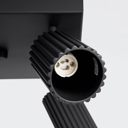 Plafon KARBON 4 czarny (SL.1583) - Sollux Lighting