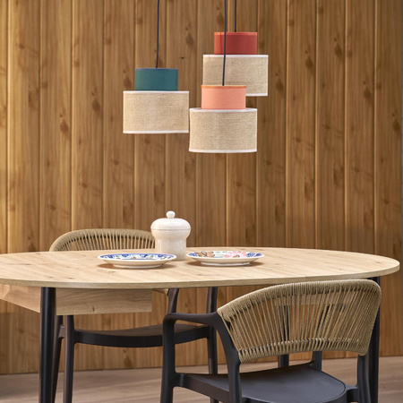 Kaskadowa lampa wisząca DUO JUTA MIX 3 KOŁO (2759) - TK Lighting