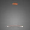 Lampa wisząca Ledowe okręgi No.1 Φ40 cm in 4k miedziana Altavola Design (LA073/P_40_in_4k_copper) - ALTAVOLA DESIGN