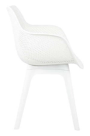 Krzesło LANDI białe - polipropylen (KH010100213) - King Home