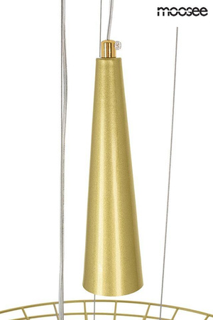 MOOSEE lampa wisząca SESTO złota (MSE010100336) - Moosee
