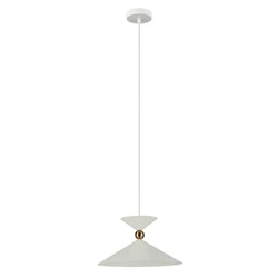 Lampa wisząca Quelto biała  (PND-84432-1-WH) - Italux
