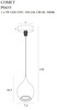 Lampa wisząca COMET DROP (P0435) - Maxlight