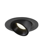 NUMINOS® GIMBLE M, oprawa sufitowa wpuszczana czarna 4000 K 55° (1005963) - SLV