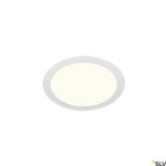 SENSER 24 DL, wewnętrzna oprawa sufitowa wpuszczana LED, okrągła, biała, 4000 K (1004696) - SLV