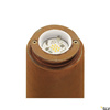 RUSTY 40, lampa podłogowa outdoor, LED, 3000K, okrągła, żelazo zardzewiałe, Ø/W 19/40 cm (233407) - SLV