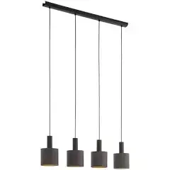 Lampa wisząca CONCESSA 1 ciemny brązowy (97685 - EGLO) - żyrandol