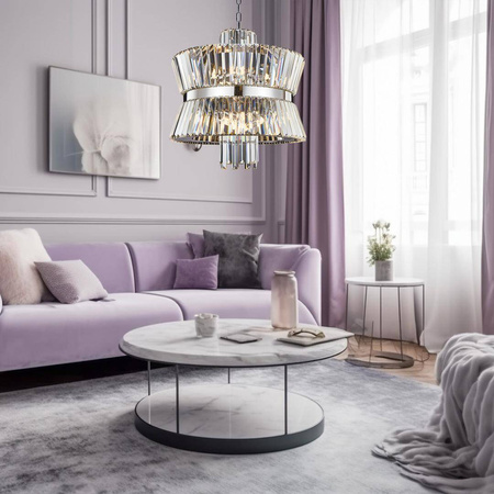 Żyrandol AURELIA CHROME 12xE14 (ML0406) - Milagro