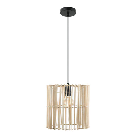 PENDANT LAMP E27 MAX 40W RATTAN NATURAL (20234 Zambelis) - Zambelis