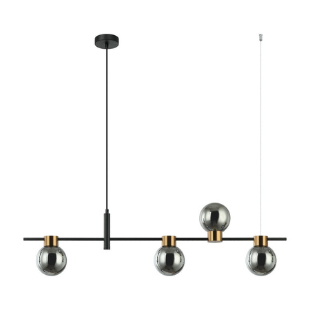 Lampa Wisząca Bletter (PND-5225-4-BK-SG) - Italux