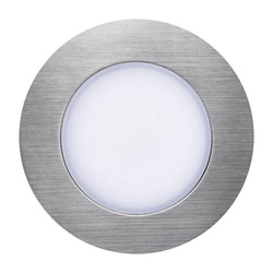 Oprawy podtynkowe LEONIS Nordlux LED  Tworzywo sztuczne Szczotkowany nikiel