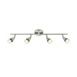 Lampa sufitowa Amalfi 4lt bar satin nickel 35W (60995) - Saxby