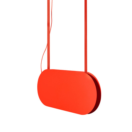 MALUMI A czerwonopomarańczowa sufitowa lampa wisząca (MLA61212P2) - Ummo
