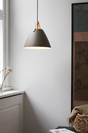 Lampa wisząca STRAP Nordlux E27 40W Metal Beżowy