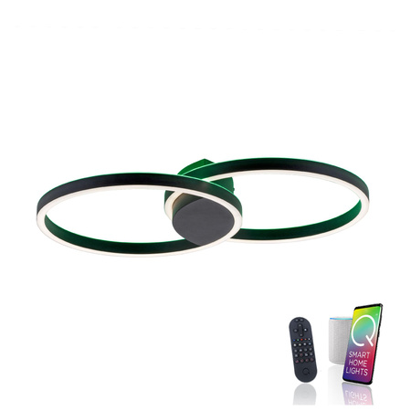 Q-MARKO LAMPA SUFITOWA CZARNY (6145-18) - Paul Neuhaus