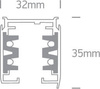 Szyna 3 fazowa 1 metr czarna (MYL.00055) - Make Your Light