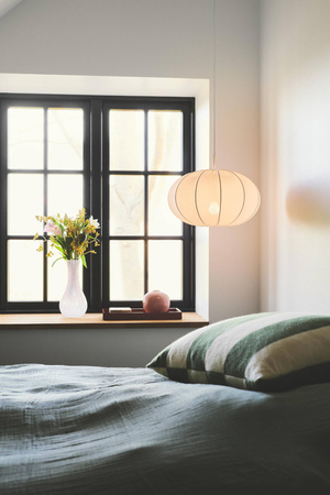 Lampa wisząca AERON Nordlux E27 40W Tekstylia Biały