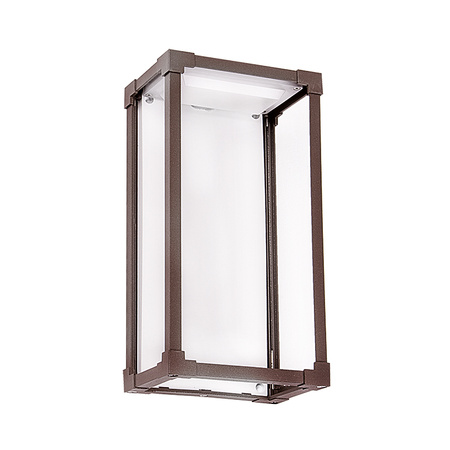 OUTDOOR WALL LIGHT LED 12W DARK BROWN (E263 Zambelis) - Zambelis