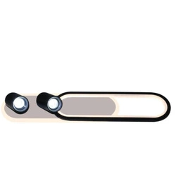 Spot Parma 2 długi czarny 2xGU10 LED CCT (LP-0612/2C L BK) - Light Prestige