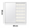 Panel LED natynkowy 60x60 40W biały PL-C05 130lmW 4000K barwa neutralna - Syntron