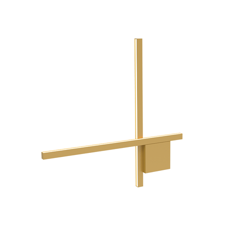 SCONCE LED LIGHT 13W 3000K ALUMINIUM-SILICON GOLD (23104 Zambelis) - Zambelis