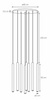 Lampa wisząca ROLL 8 kolor Czarny (11174802) - KASPA