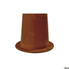 RUSTY 40, lampa podłogowa outdoor, TC-DSE, IP55, okrągła, zardzewiałe żelazo, Ø/W 19/40 cm, maks. 11W (229020) - SLV