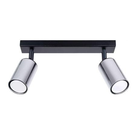 Plafon WINX 2 czarny/chrom (SL.1367) - Sollux Lighting