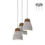 Lampa wisząca TAREGA szara (95526 - EGLO) - żyrandol
