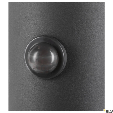 OVALISK WL Sensor, zewnętrzna oprawa ścienna LED, kolor antracytowy, przełącznik CCT, 3000/4000 K (1004679) - SLV