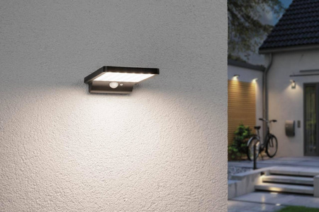 Outdoor Solar kinkiet Solveig 300lm IP44 3000K czujnik ruchu (PL95393) - PAULMANN