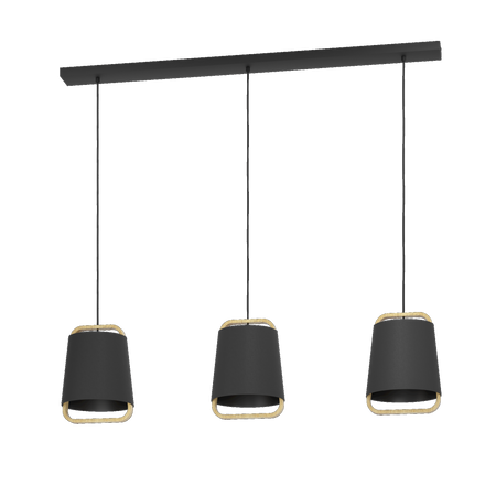 Lampa wisząca CAMALOZA czarna (390186) - EGLO
